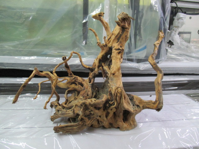 鱼缸造景 摆件 水草造景 特大号杜鹃根818号 优质 底座很平 精品