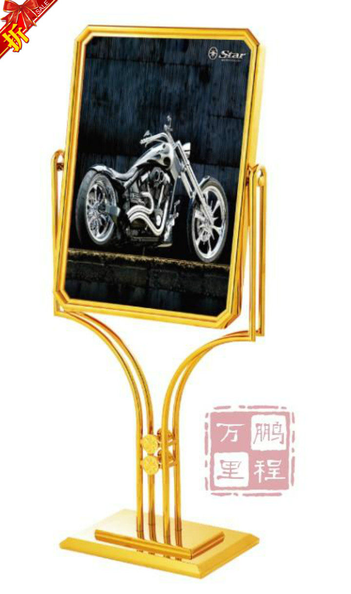 促销 厂家直销 金兰花指示牌 可旋转广告牌 立式水牌 斜面海报牌