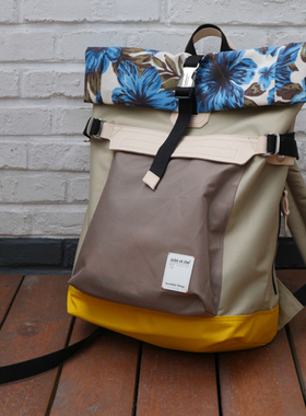 现货！菱格复古 祖与占 单车 背包 折叠包盖 双肩包 jules et jim