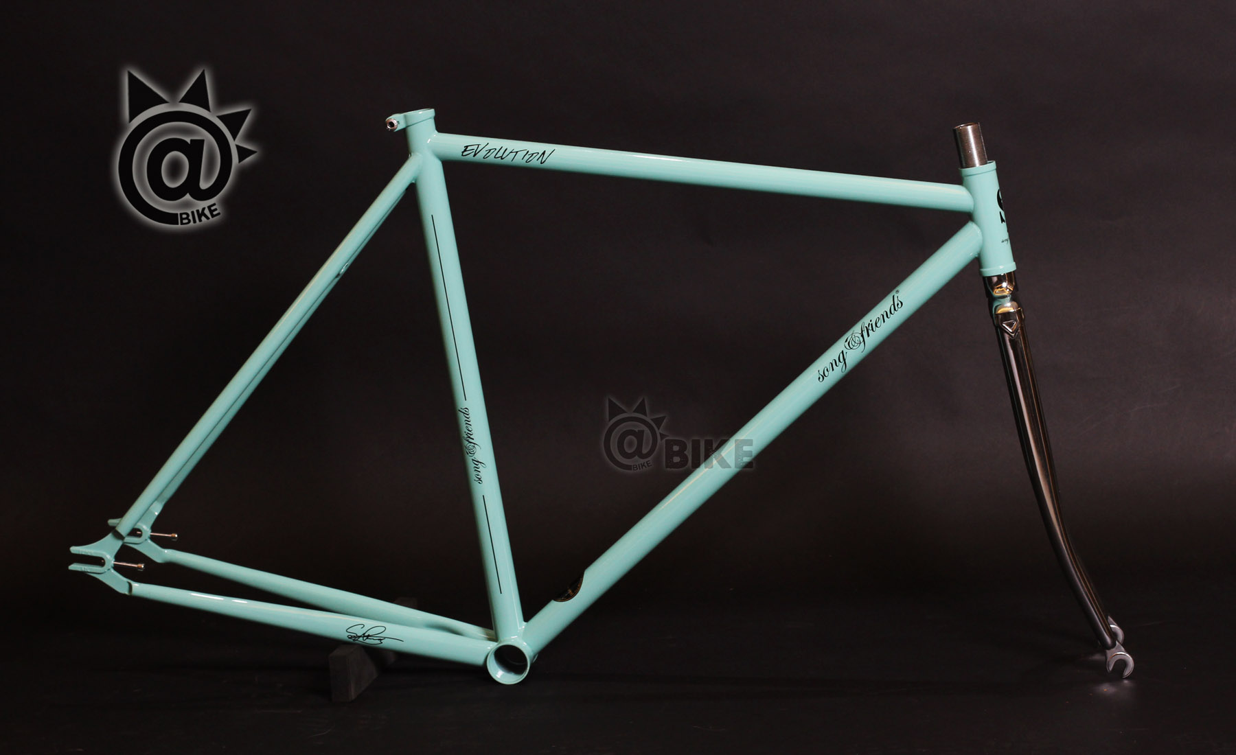 @BIKE FIXED GEAR SF song&friends  进化 车架组 BIANCHI绿