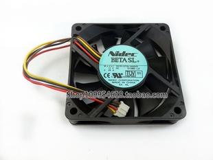 Nidec 12T3U D07R 12V 04A0H3 0.29A 7015 厘米 静音风扇 4线 7CM