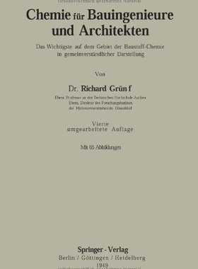 【预订】Chemie Fur Bauingenieure Und Archite...