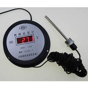 -50-200℃清显示 数显温度计 电子温度计 数字温度计 插电电池