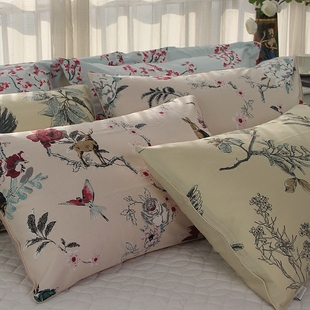 人气竹纤维 柔软亲肤单人枕头套 纯棉抑菌 竹棉美容枕套 自用推荐