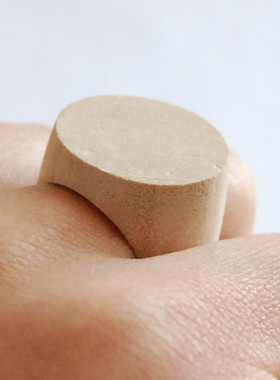 diy毛胚漆艺软陶材料戒指