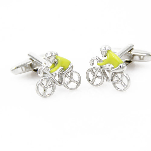 法式自行车男士衬衣商务袖扣包邮