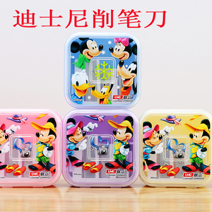 迪士尼 联众 3孔削笔刀米奇 卡通卷笔刀 削笔器 铅笔刀笔刨DM0256