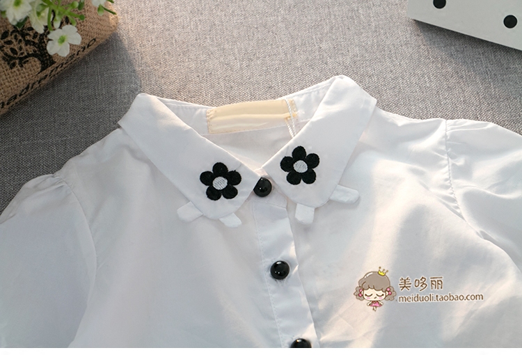 Chemise fille à manche longue - Ref 2087986 Image 4