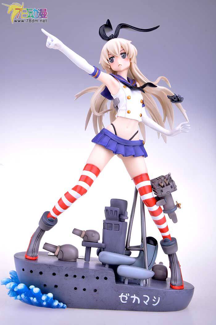 momowu魔改 舰队collection舰娘  岛风与岛风号 美女gk手办完成品