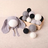 Брендовый детский реквизит для фотографии, детская шерстяная шапка