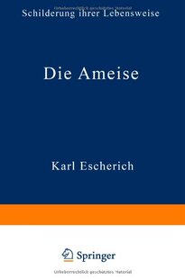 【预售】Die Ameise: Schilderung Ihrer Lebensweise