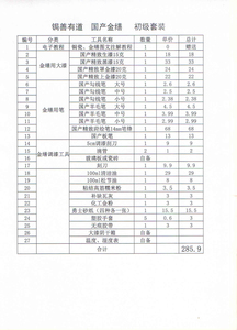 金缮修复 金缮工具 金缮套装组合 国产套装 实用组合工具
