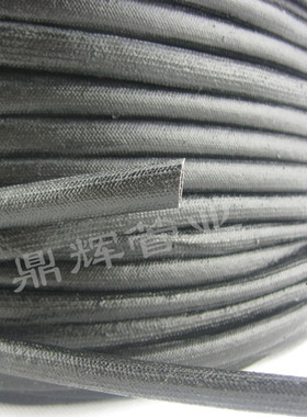 黑色高温套管 过胶高温套管 玻璃纤维套管 耐高温 阻燃管 8MM