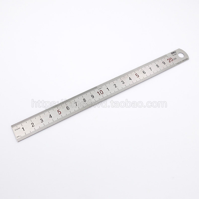 四驱车工具 不锈钢直尺 20cm 长度测量工具 切割辅助工具