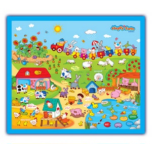 拉拉布书包邮B0022-9认字爬行垫