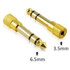 6.35耳麦转接麦克风转接头功放话筒接电脑音频转换头转接线