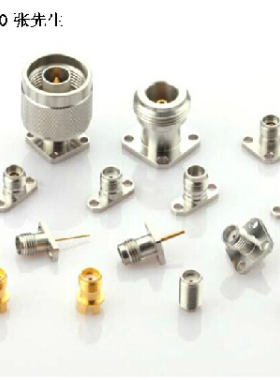 2.4mm DC-50GHz 驻波1.15:1 不锈钢射频同轴法兰盘 连接器 连接头