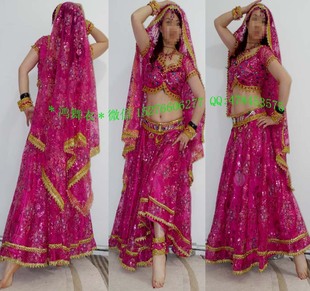 民族服装 演出服装 印度舞 印度服装 鸿舞衣印度49舞蹈服装