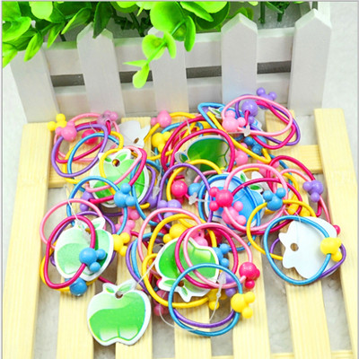 果冻色橡皮筋儿童韩国小发圈
