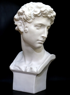 人物石膏像雕塑样板间软装饰品