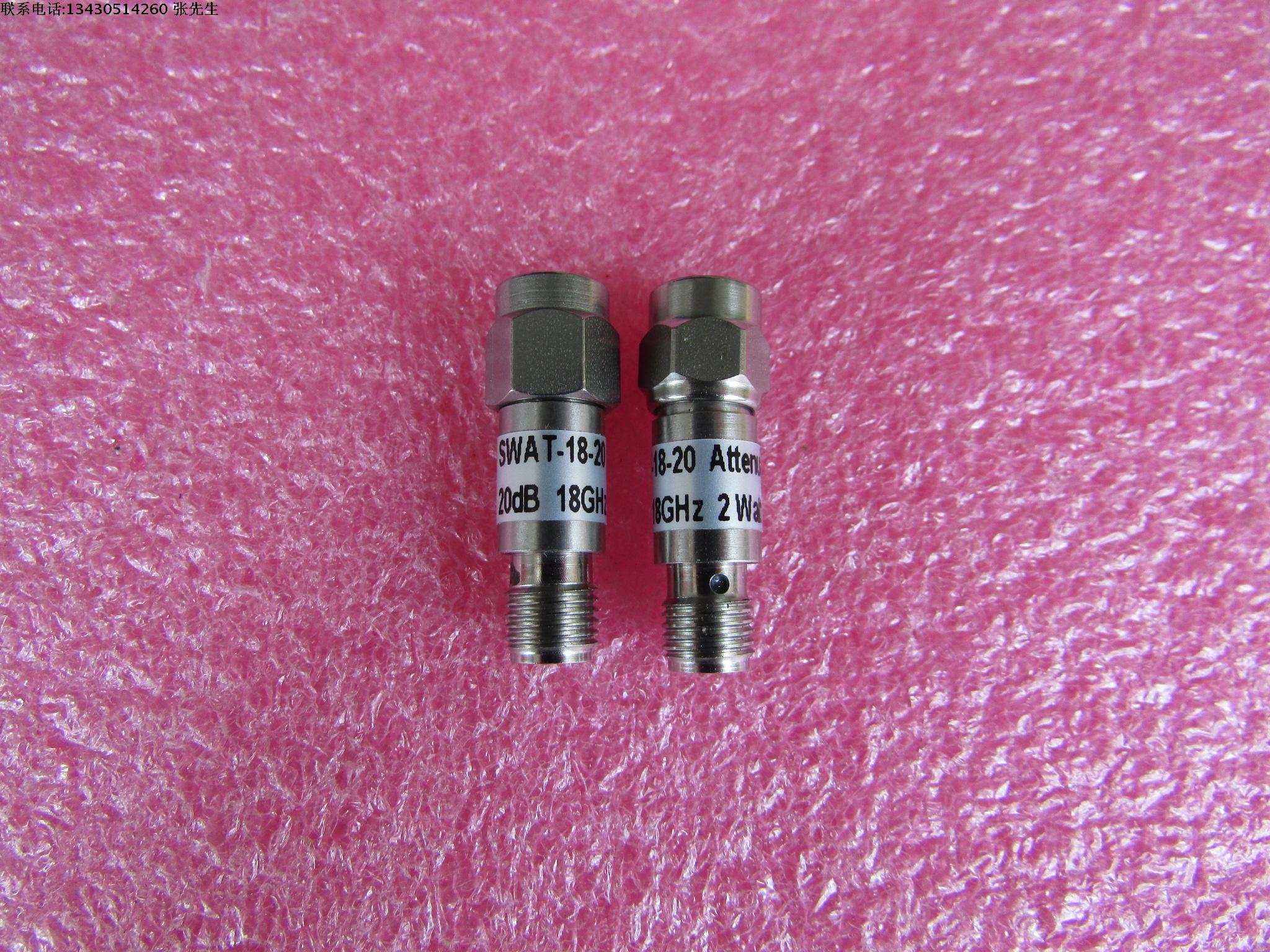 SWAT-18-20 DC-18GHz 20dB 2W SMA 射频微波同轴固定衰减器  型号:SWAT-18-20