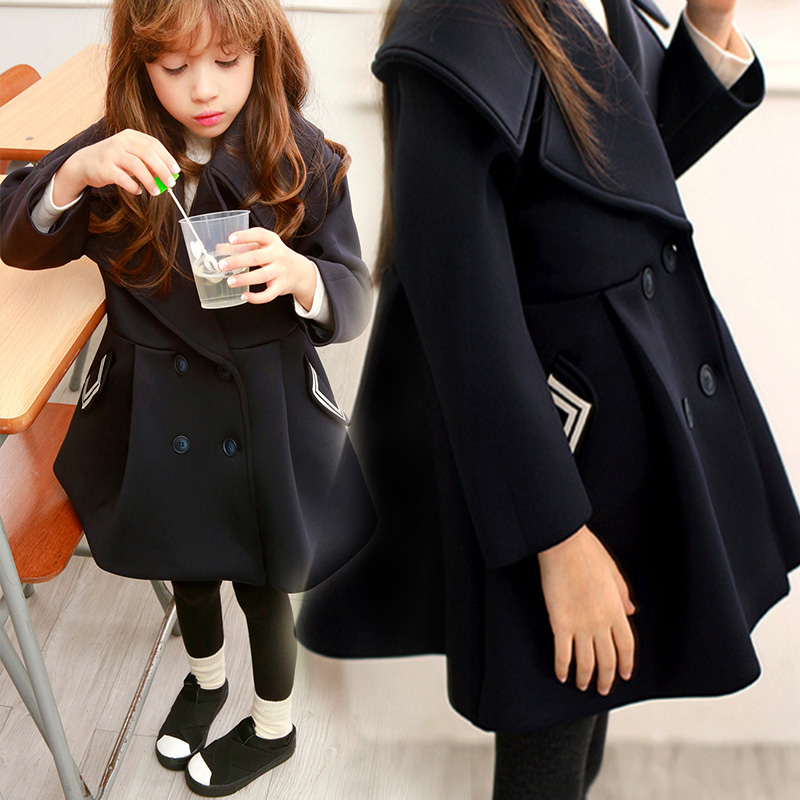 Manteau pour fille en laine - Ref 2161793 Image 1