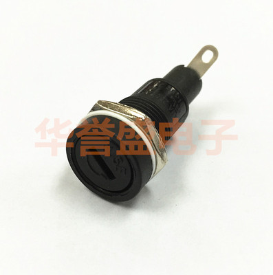 台湾HONGJU 12MM 进口保险丝管座 FH1-B 5*20MM FUSE