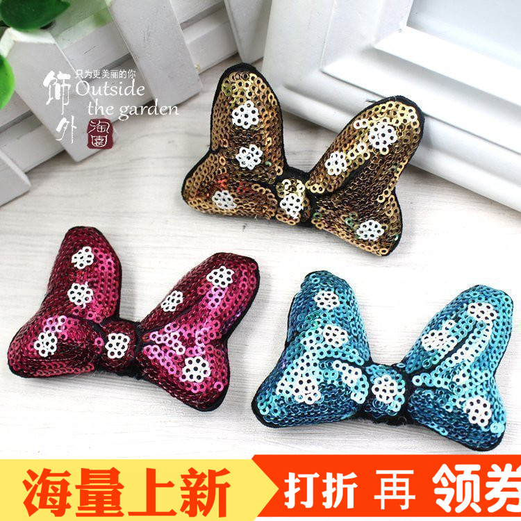 diy儿童发箍饰品小号米奇亮片