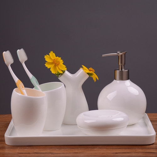 刷牙情侣简约创意韩国骨瓷漱口杯