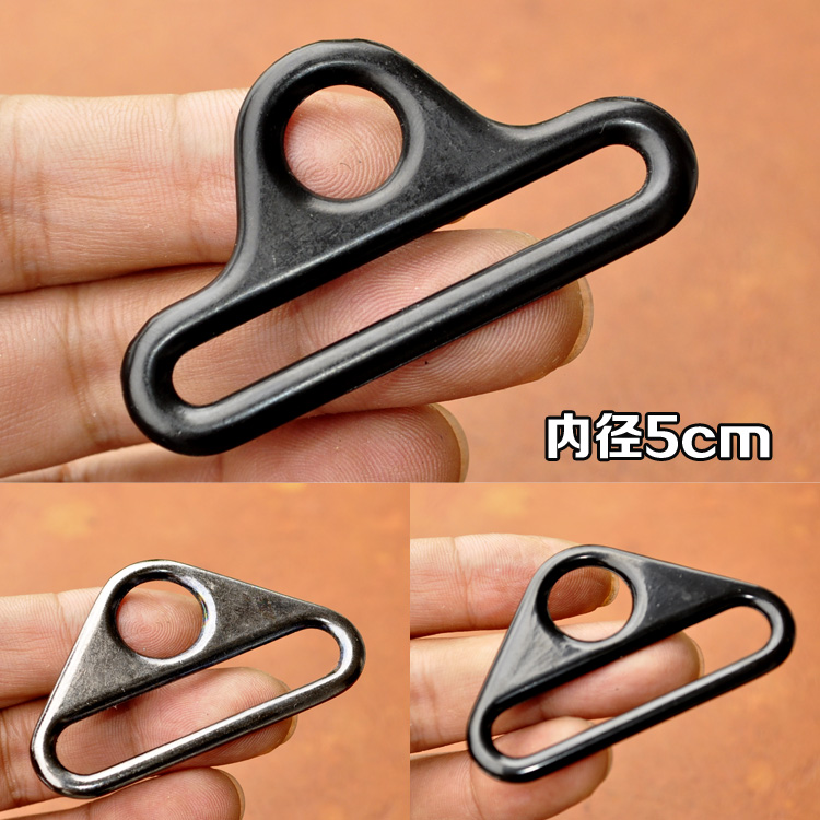 5cm内径加厚三角扣diy特勤合金
