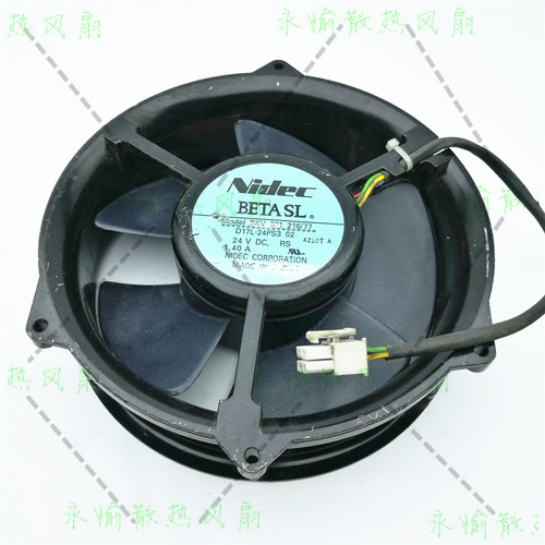 原装 Nidec D17L-24PS3 02 24V 1.40A 17251 机柜 改装排气 风扇