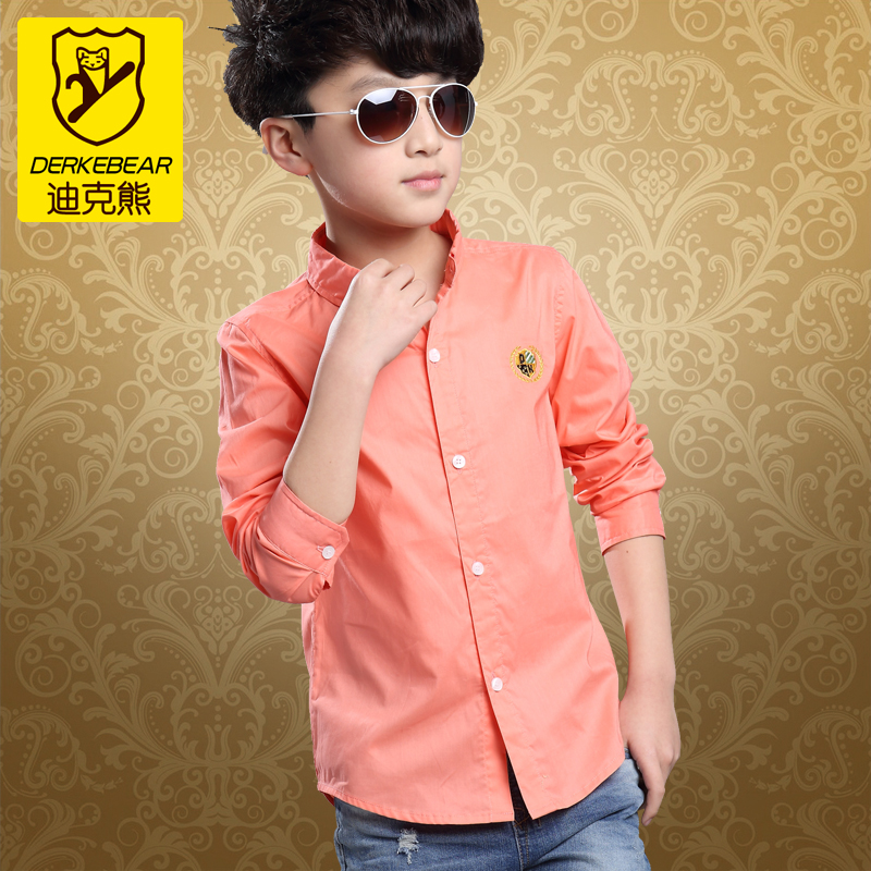 Chemise garcon DERKEBEAR à manche longue - Ref 2073429 Image 1