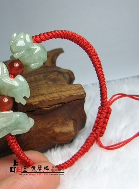 属羊翡翠玉马兔猪三合六合手链