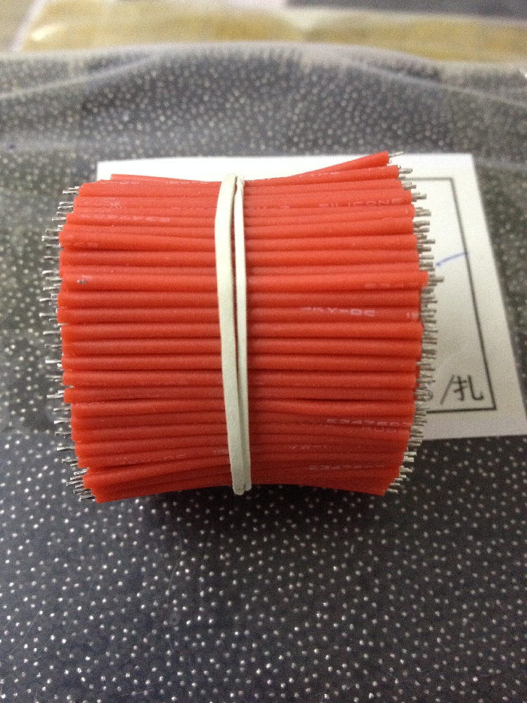 UL3239 30AWG电子线 长30MM短导线 耐高温硅胶线 外径1.0MM连接线