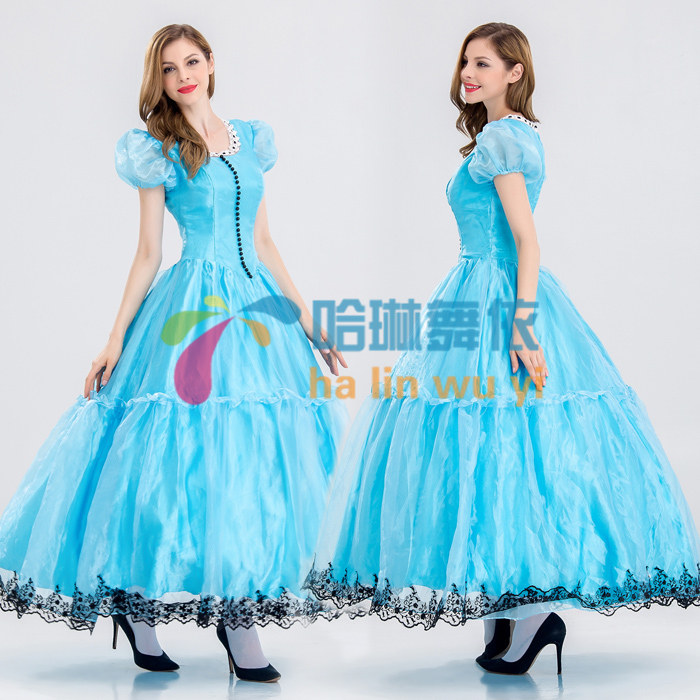 cosplay服装 爱丽丝梦游仙境 爱丽丝Alice宫廷礼服洋装连衣裙现货