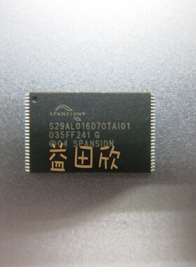 S29AL016D70TAI01 闪存 16Mb 3V 70ns Parallel NOR 闪存 正品
