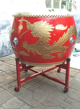 舞龙鼓牛皮鼓舞龙舞狮用鼓含堂鼓架子质保一年打破包换大鼓