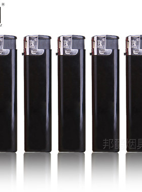 邦爵黑色塑料广告定做批发打火机
