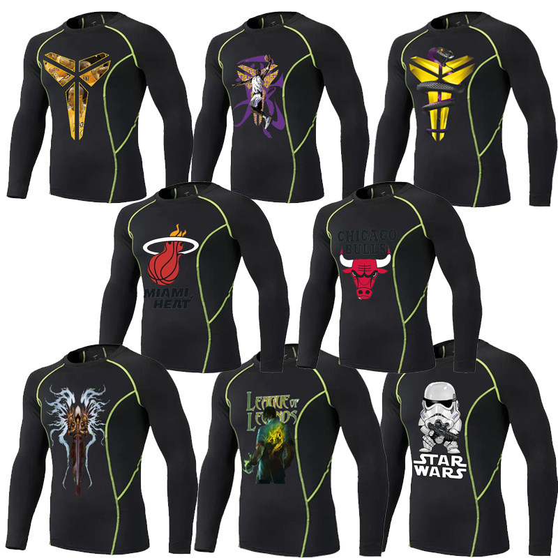 冬季防風透氣薄緊身成人兒童上衣男長袖T恤運動健身籃球貼身足球在類目 運動服/休閒服裝, 運動T恤中 - 來自Buy2taobao.com提供專業的淘寶代購服務