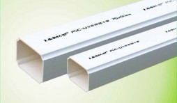 联塑 PVC方形排水管 别墅天沟檐沟雨落水管 75x50 110x73 160x107