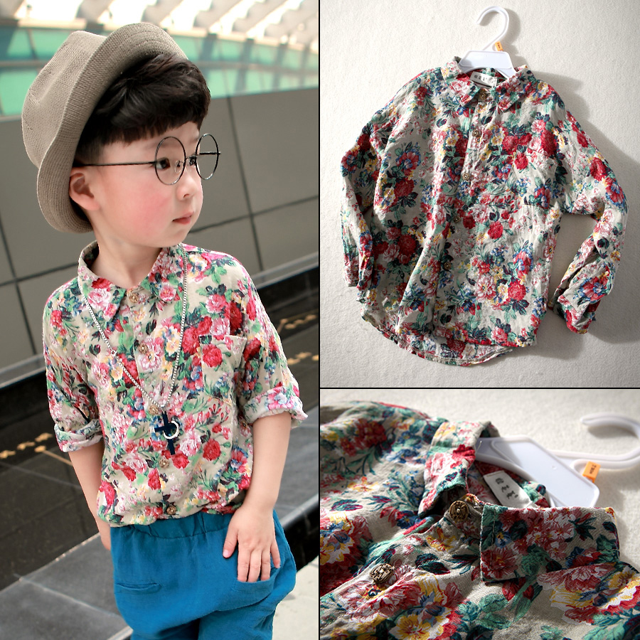 Chemise garcon à manche longue - Ref 2082394 Image 1