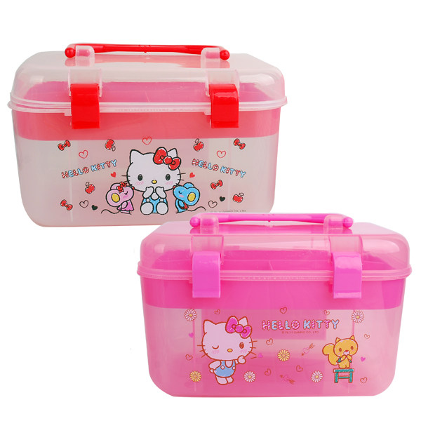 goods in stock the republic of korea Imported hellokitty lovely Cartoon Portable household medical box Storage box Plastic medical boxin the Storage consolidation , Home Storage appliances , Storage box , Medicine box  category - from Buy2taobao.com to provide professional Taobao agent buy service