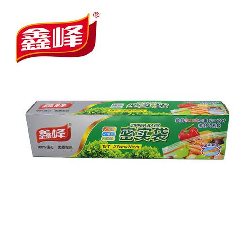 鑫峰食品28cm冰箱水果个装密实袋