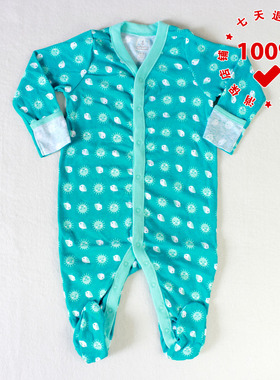 正品美国老海军OLD NAVY太阳小鸟婴幼儿连体衣长款包屁爬服纯棉