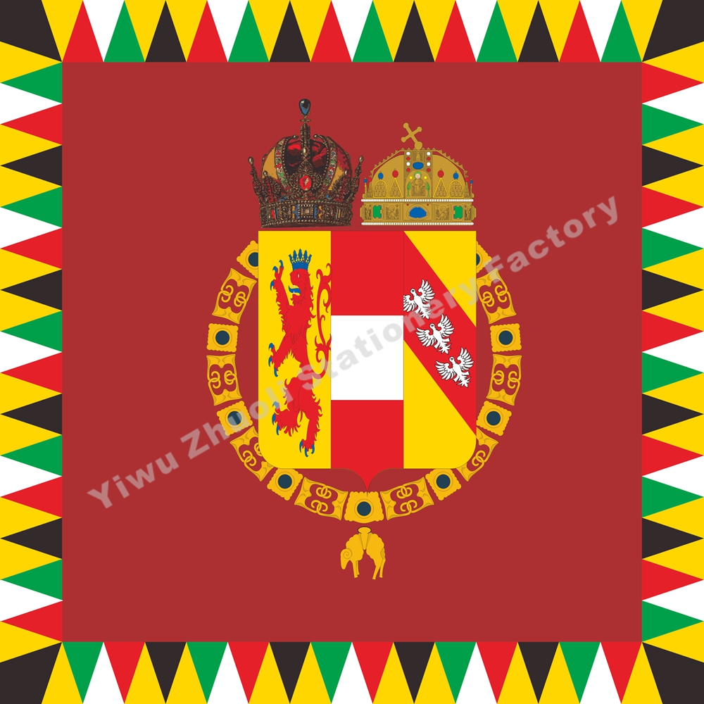 奥匈帝国皇室1915历史旗90X90CM 各国国旗历史旗皇室旗战争旗