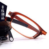 200度400 150 迷你超轻老花镜折叠便携男款 钥匙扣老化花眼镜女100