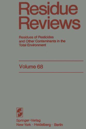 【预售】Residue Reviews: Residues of Pesticides and Ot...