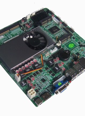 迷你工控主板C1037U/LVDS/msata固态WiFi/WTM-i5HX/K68VR双网6com
