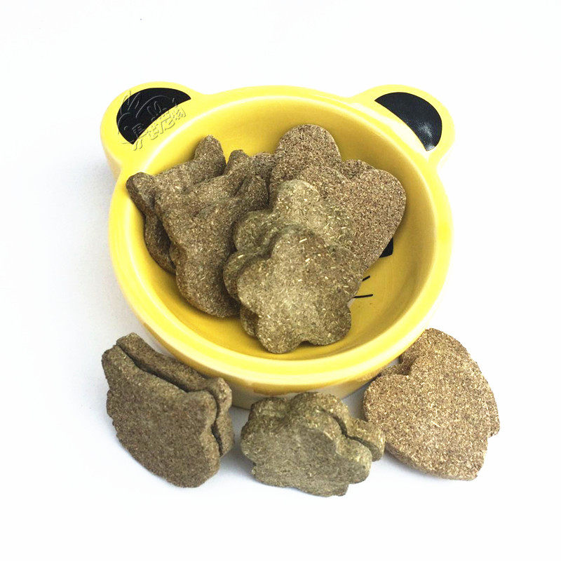 宠物兔子磨牙草饼 提摩西草砖 龙猫豚鼠兔兔磨牙 5个1包