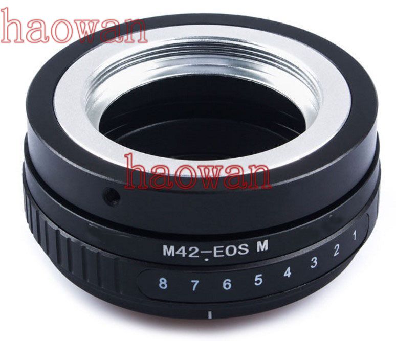 m42-EOSM移轴转接环 42mm镜头转佳能相机EOSM/M2/M3/M5/M10/M50